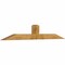 Ekena Millwork Portland Rough Sawn Timber Gable Bracket, Western Red Cedar, 96"W x 16"H x 6"D x 6"F, 4/12 Pitch GBW096X16X0606POR00RWR - alternate 4